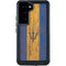 Barbados Flag Dark Wood Galaxy S23 Waterproof Case